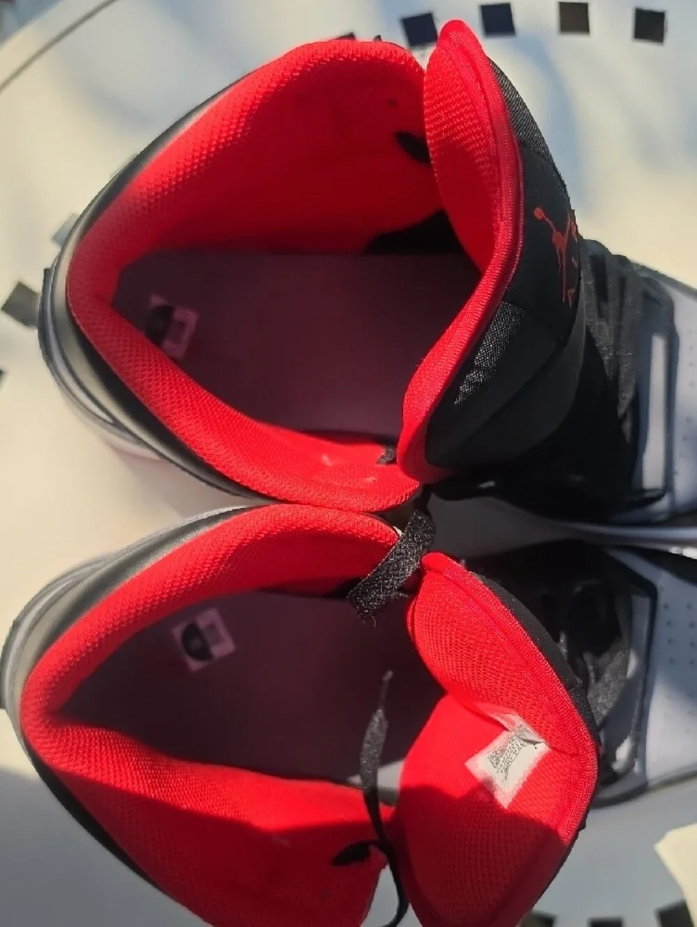 Jordan Men’s Mid-Top Sneakers - Black/Gray/Red